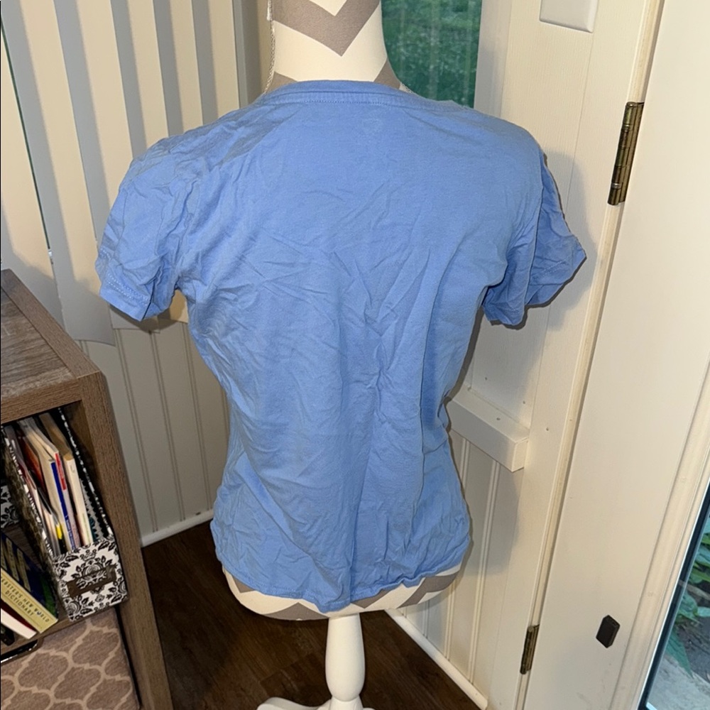Women's Blue T-Shirt - Picture 3 of 3